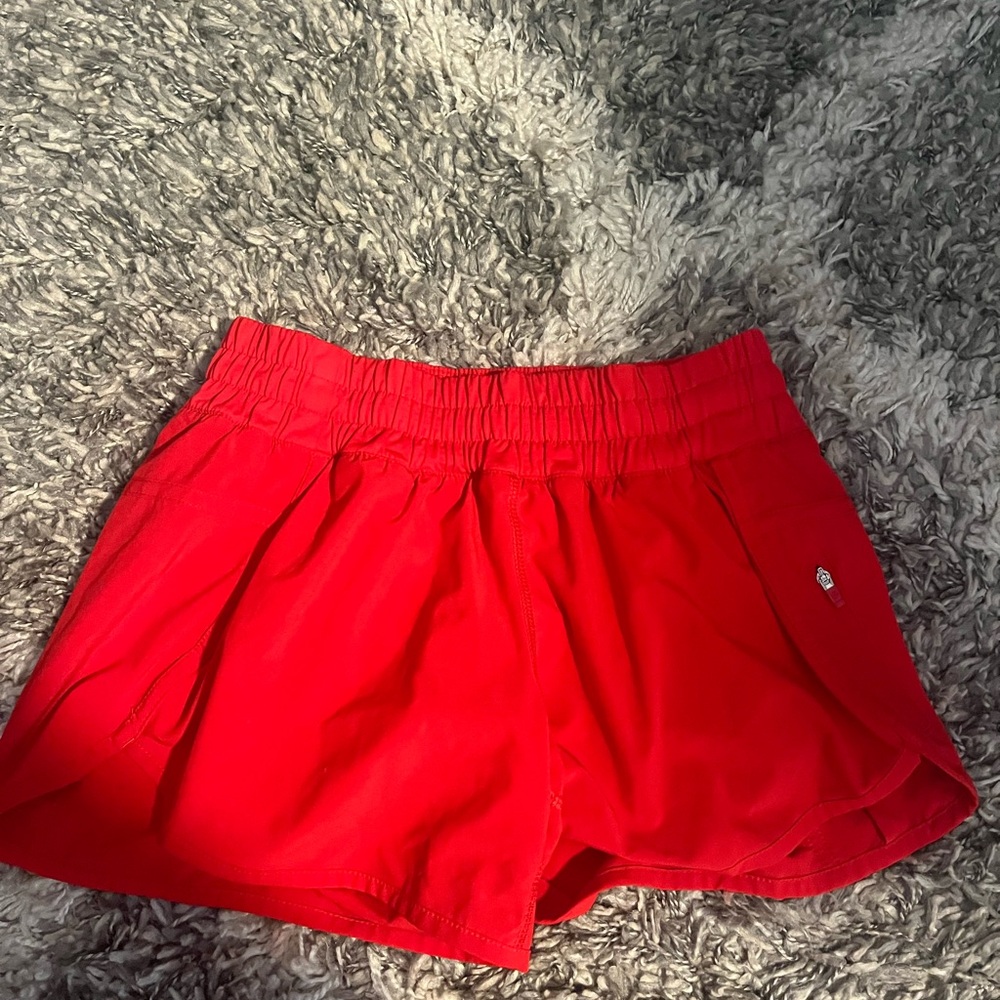 Lululemon athletica hotty hot Red Athletic Short